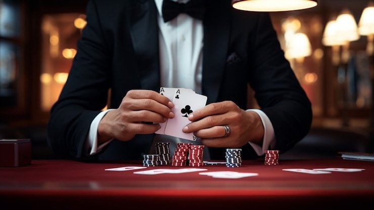 Meja blackjack live dengan dealer profesional di bukit777